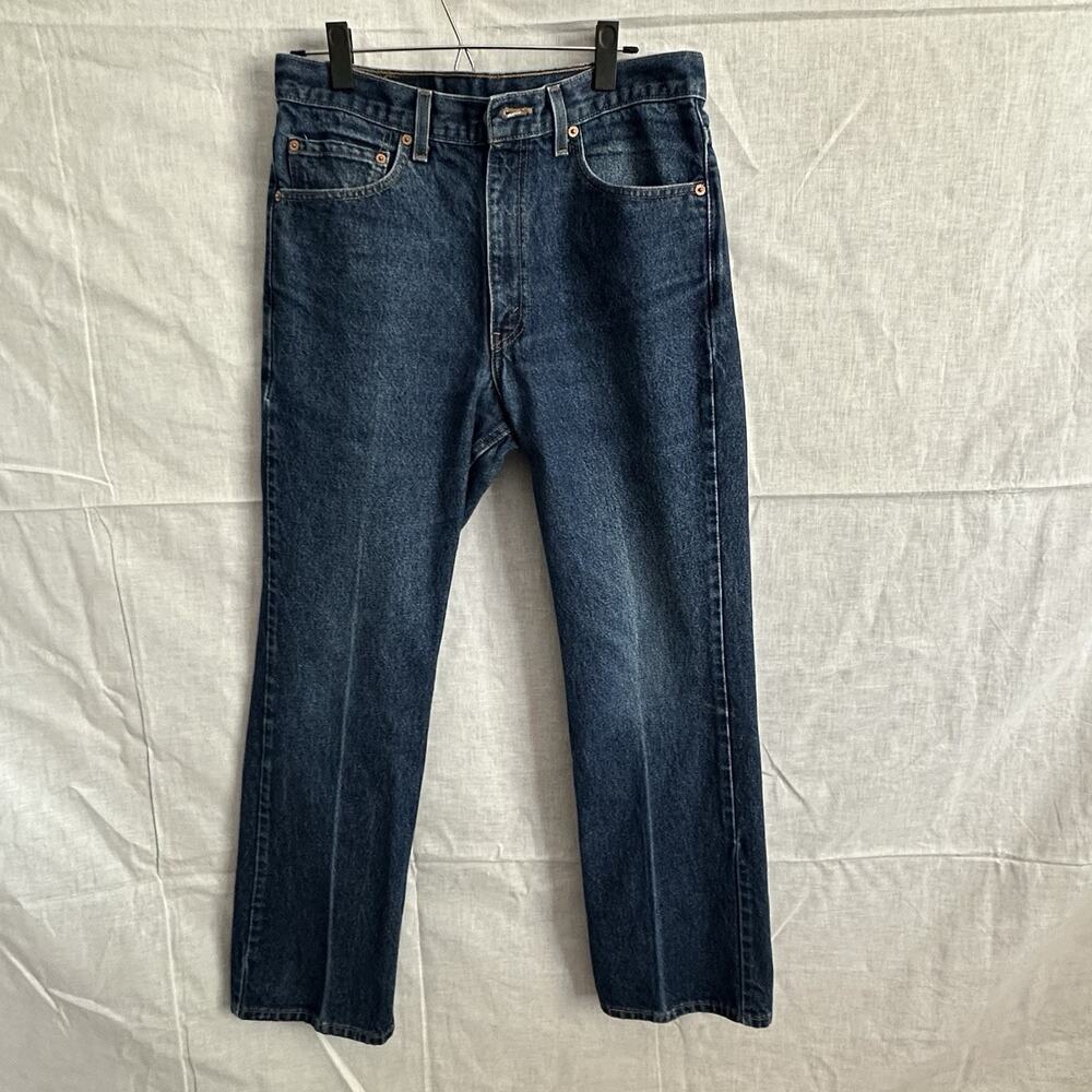 Levis 517 Jeans Mens 34x31 Blue Medium Wash Regular Bootcut Denim Pants